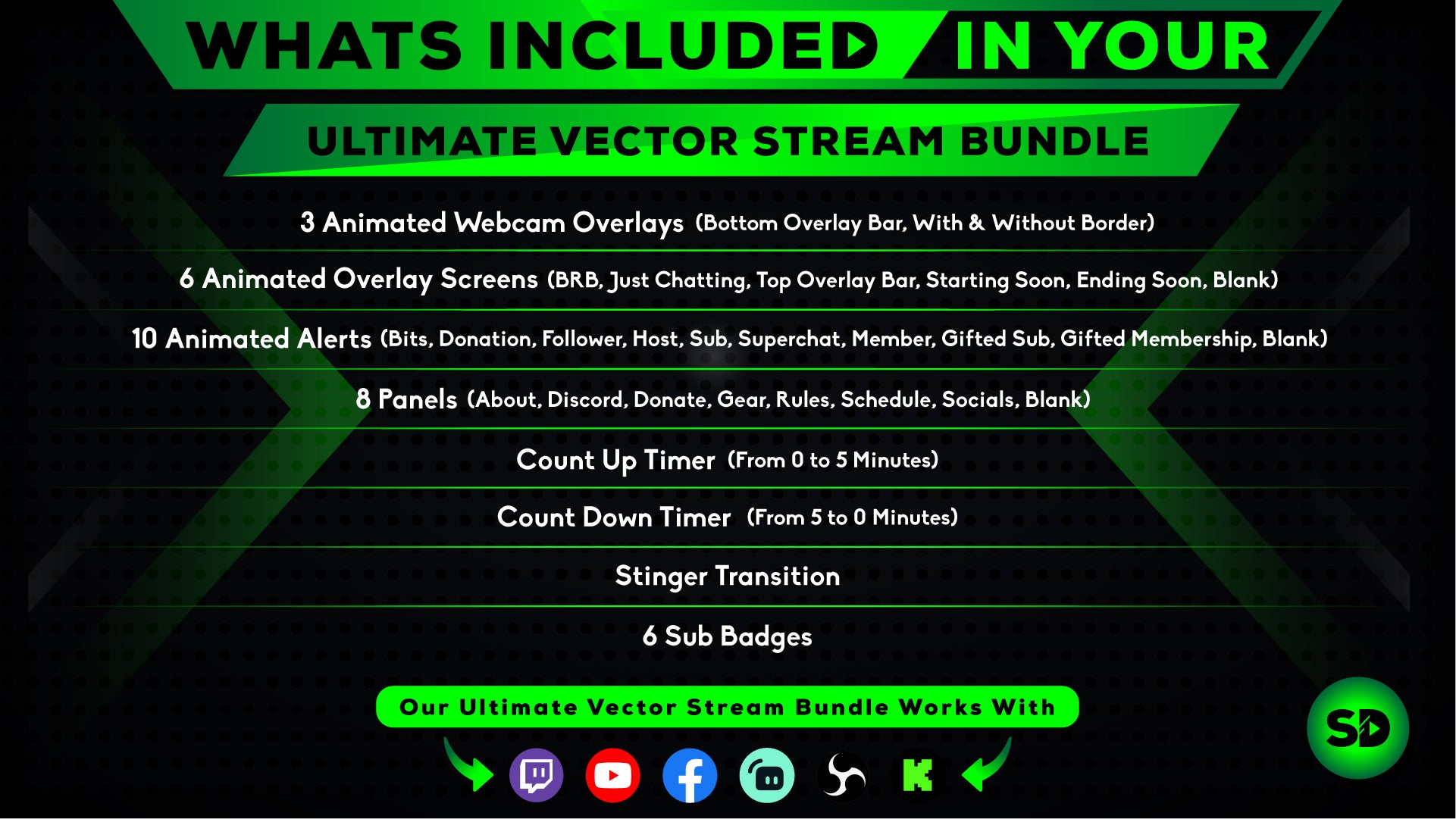 ultimate stream bundle vector whats included in your package stream designz