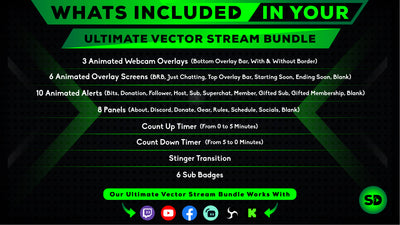 ultimate stream bundle vector whats included in your package stream designz