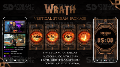 vertical stream overlay package feature image wrath stream designz