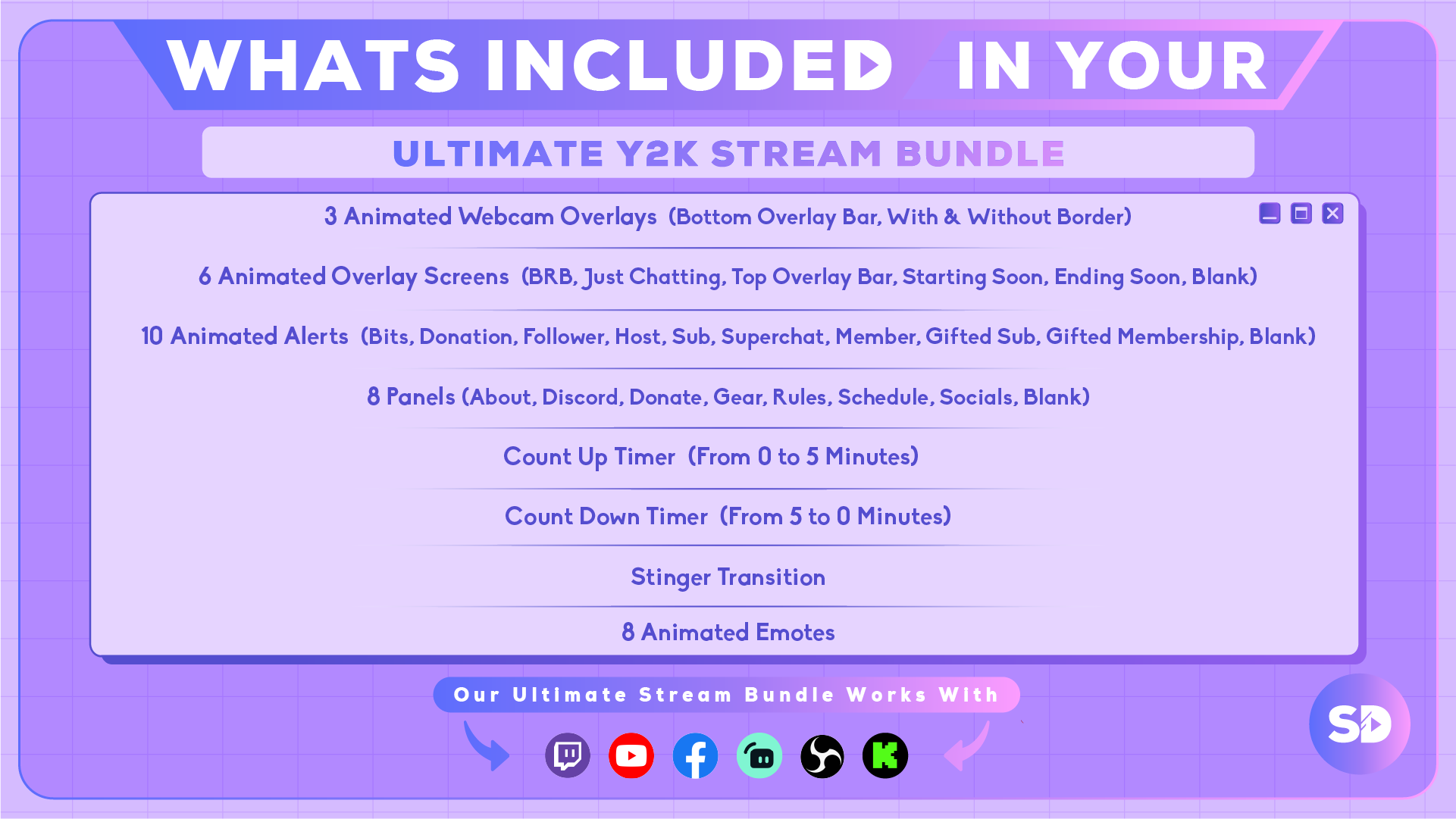 Ultimate stream package whats included in your bundle y2k stream designz