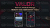 vertical stream overlay package webcam and countdown timer valor stream designz