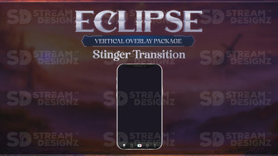 vertical stream overlay package stinger eclipse stream designz