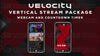 vertical stream overlay package webcam and countdown timer velocity stream designz