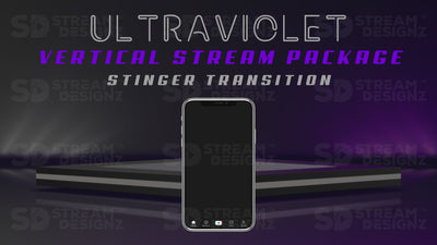vertical stream overlay package stinger transition ultraviolet stream designz