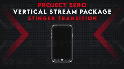 vertical stream overlay package stinger transition project zero stream designz
