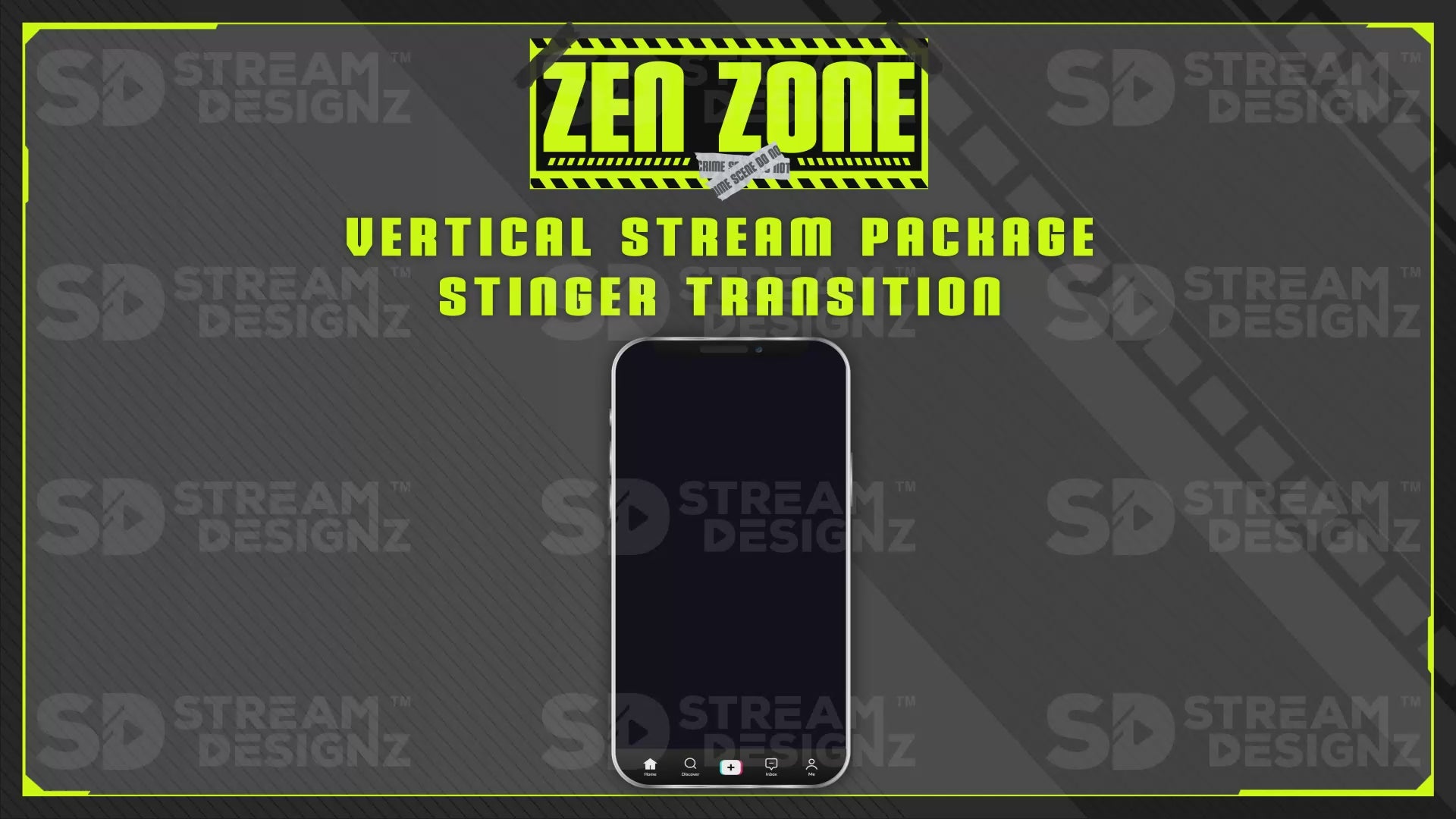 vertical stream overlay package stinger transition zen zone stream designz