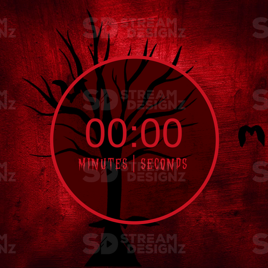 5 minute count up timer paranormal thumbnail stream designz