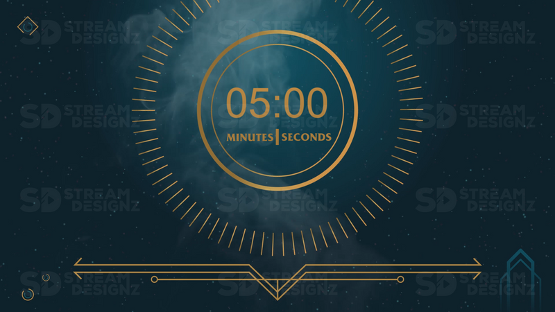 5 minute countdown timer area of effect preview video stream designz