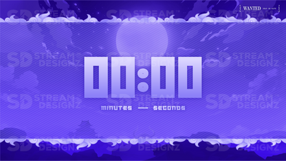 5 minute count up timer preview video voyager stream designz