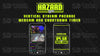 vertical stream overlay package webcam and countdown timer hazard stream designz