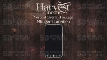 vertical stream overlay package stinger harvest moon stream designz
