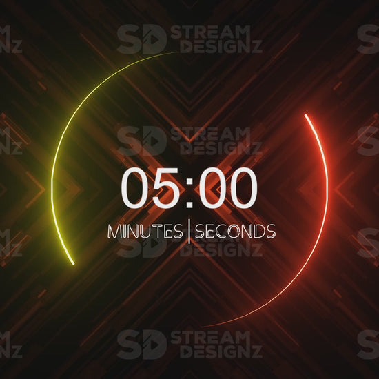 5 minute countdown timer blaze preview video stream designz