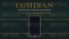 vertical stream overlay package stinger obsidian stream designz