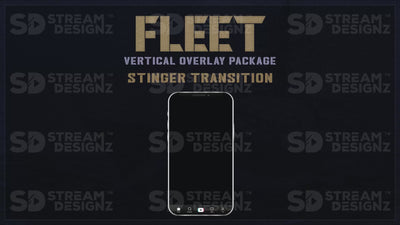 vertical stream overlay package stinger transition fleet stream designz
