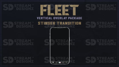 vertical stream overlay package stinger transition fleet stream designz