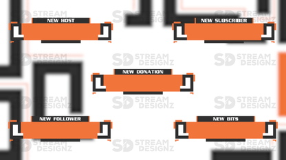 Animated stream alerts maze preview video stream designz