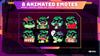 ultimate stream bundle sunset city 8 animated emotes stream designz