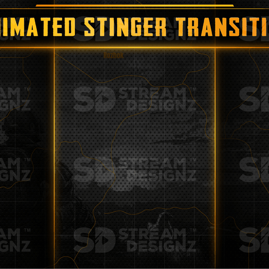 Stinger transition preview video battleground stream designz