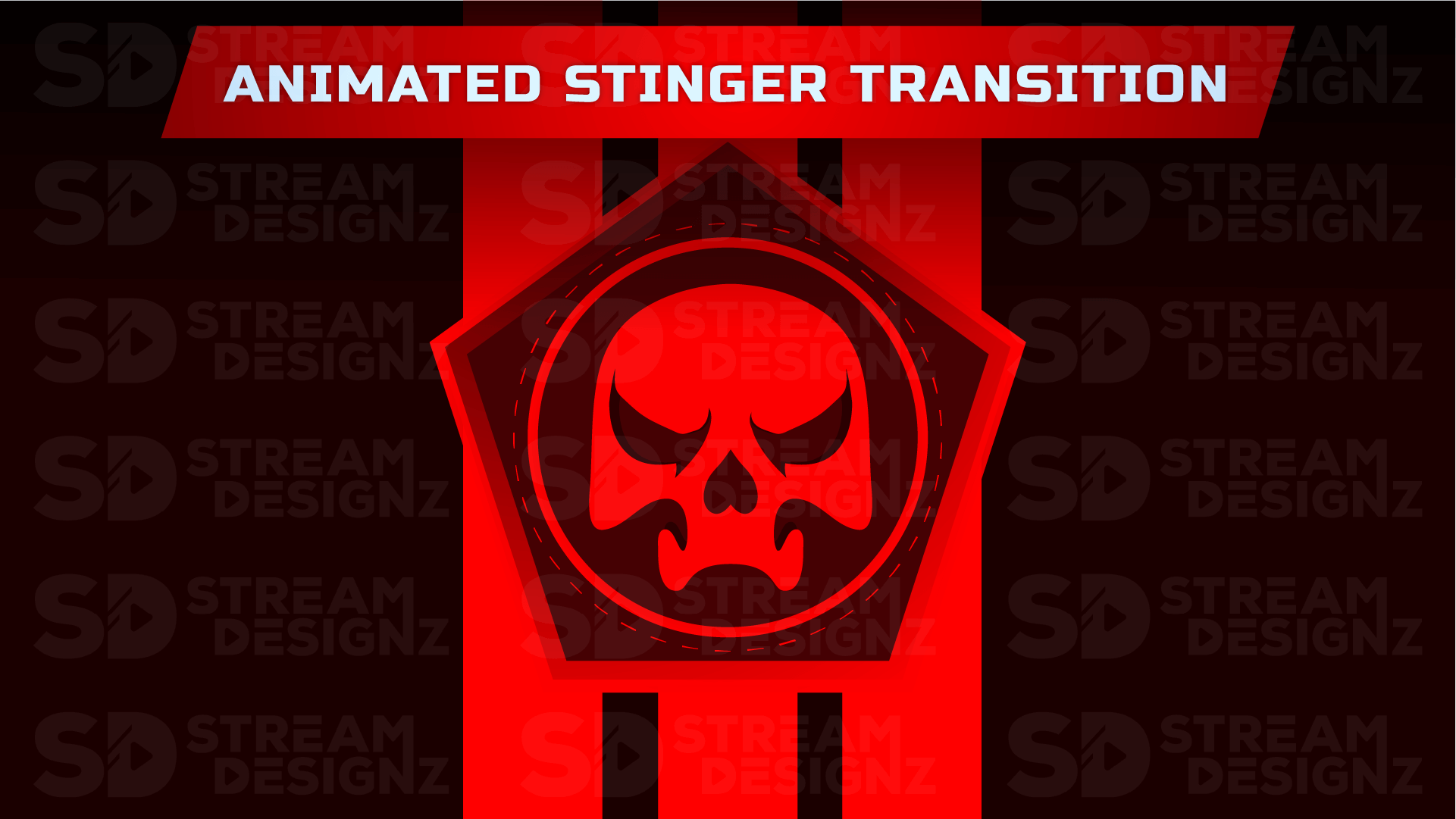 Ultimate stream package animated stinger transition loadout stream designz