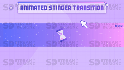 Ultimate stream package stinger transition y2k stream designz