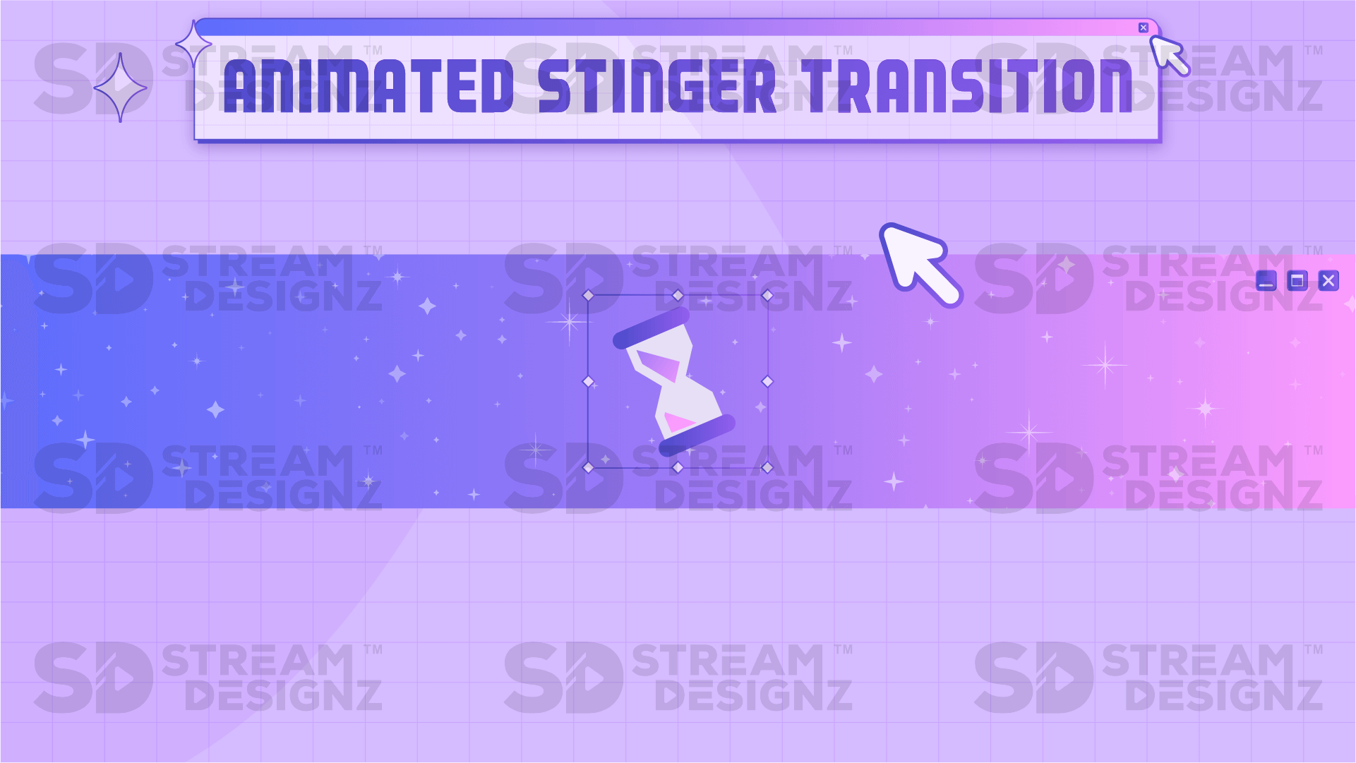 Ultimate stream package stinger transition y2k stream designz