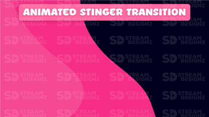 Ultimate stream package stinger transition sakura chill stream designz