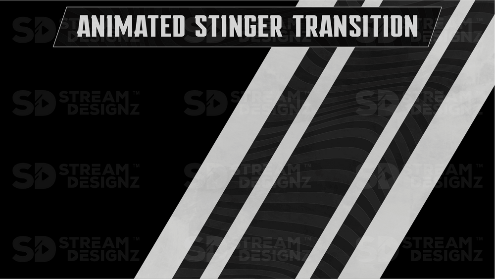 Stream Overlays Stinger Transition - Slate | Stream Designz
