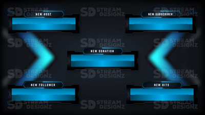 Animated stream alerts horizon preview video stream designz