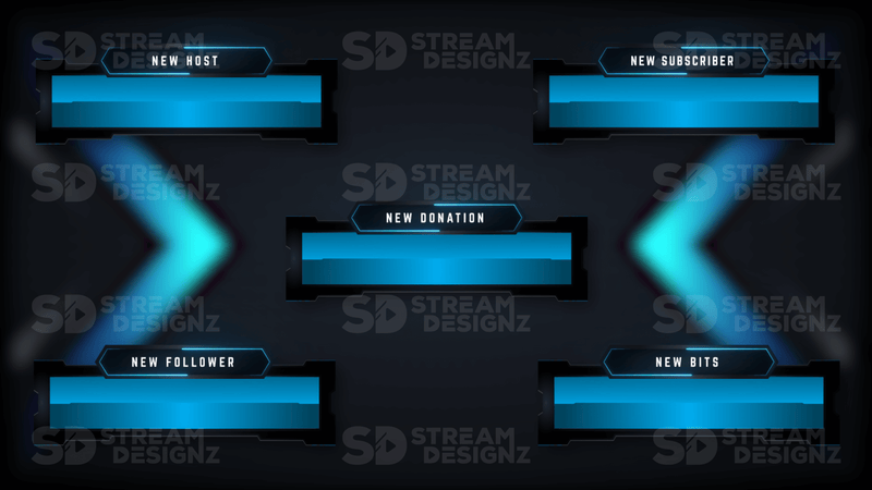 Animated stream alerts horizon preview video stream designz