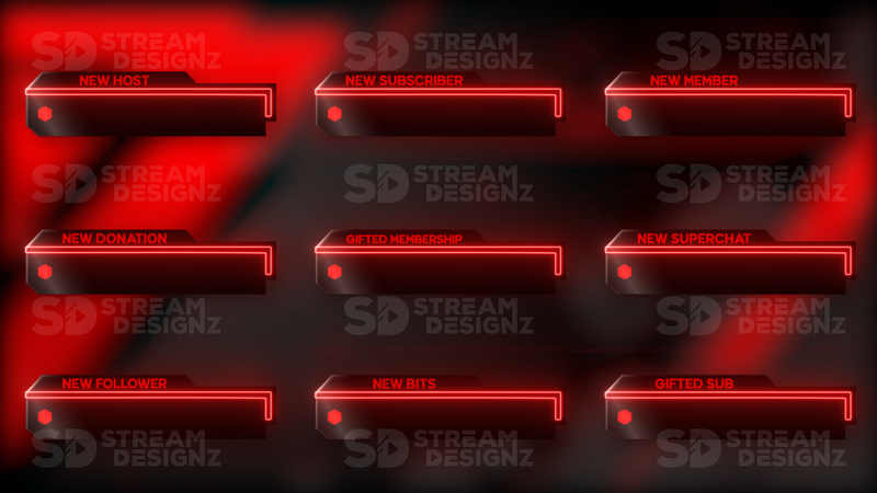 Animated stream alerts rogue preview video stream designz