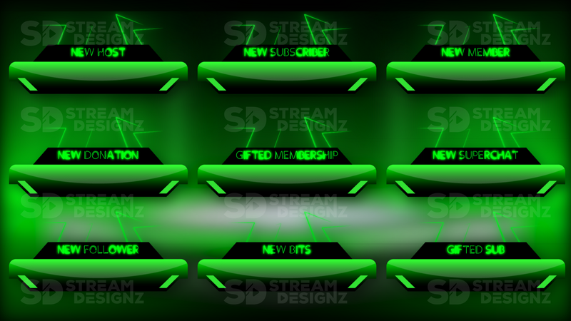 Animated stream alerts vortex preview video stream designz
