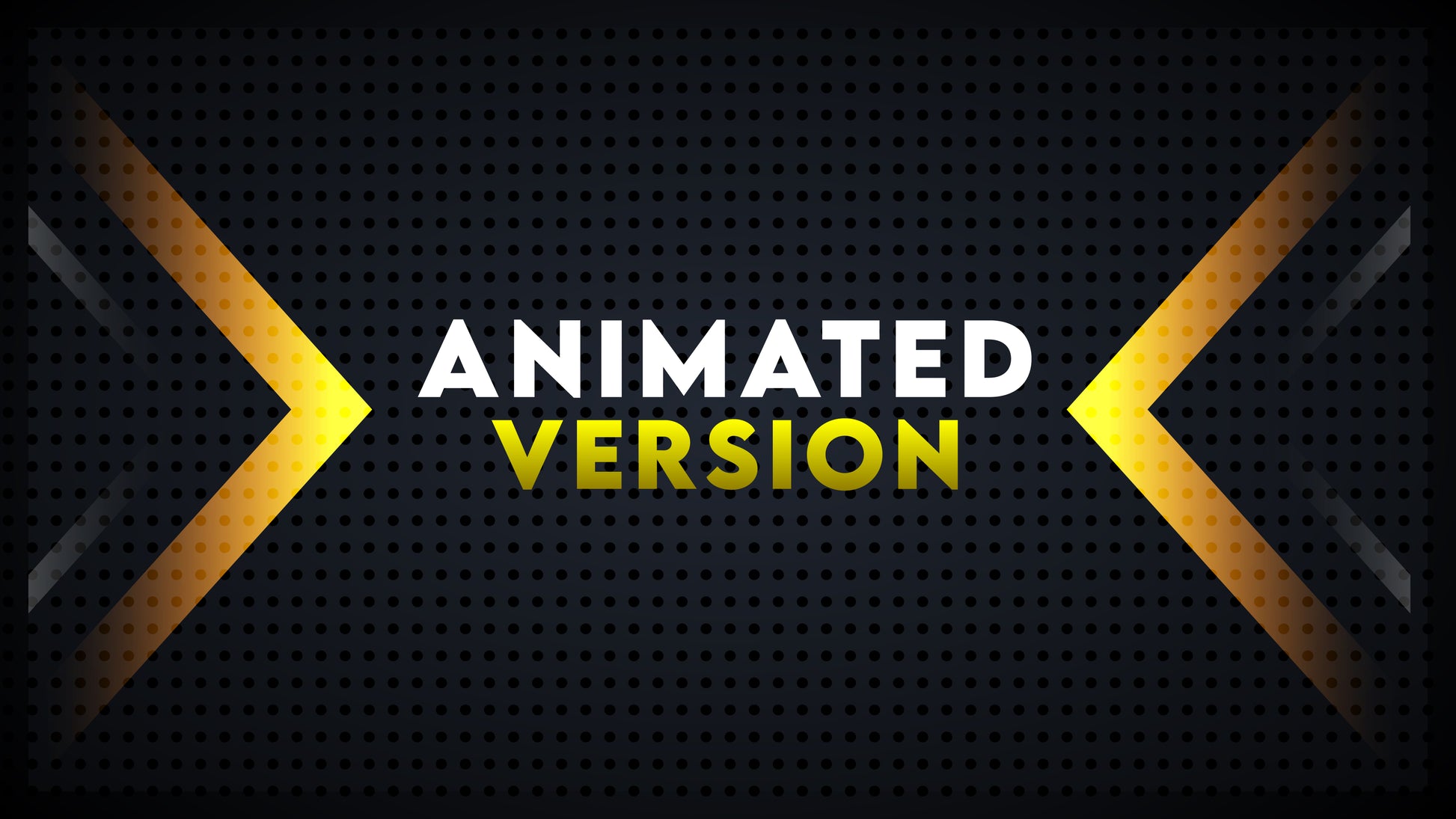 Animated stream overlay package gold rush promo video stream designz
