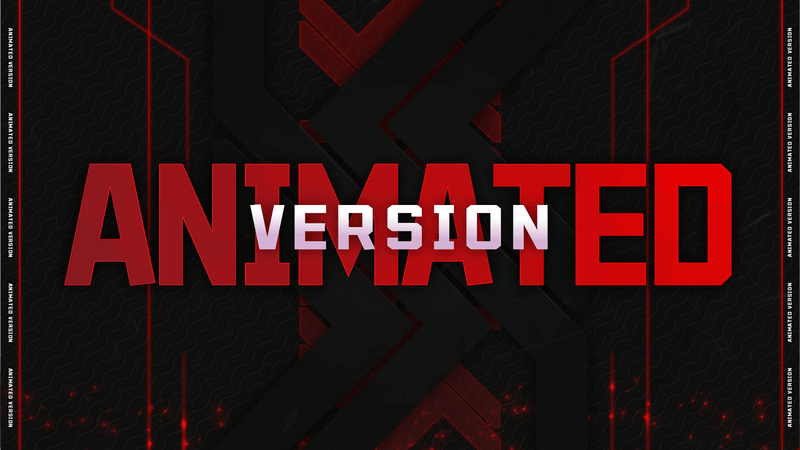 animated stream overlay package promo video code red stream designz