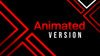 animated stream overlay package crimson promo video stream designz