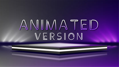 Animated stream overlay package promo video ultraviolet stream designz
