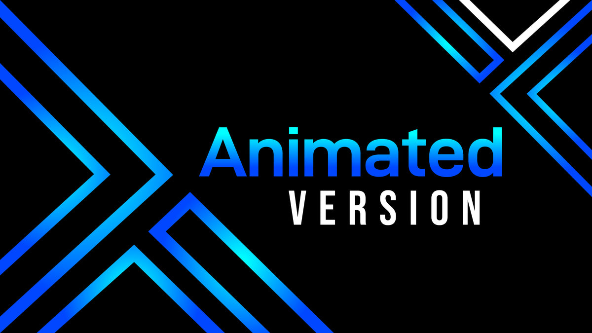 Side Stream Animation Animated Stream Overlay Package - Dark Wave | Stream Designz