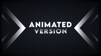 Animated stream overlay package monochrome preview video stream designz