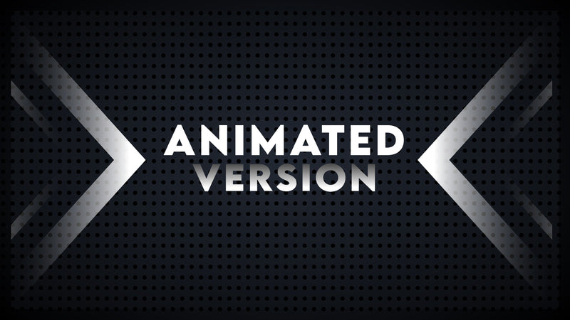 Animated stream overlay package monochrome preview video stream designz