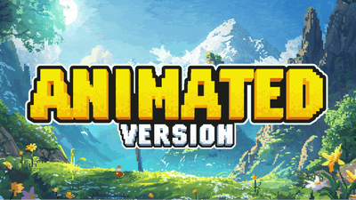 animated stream overlay package promo video pixel world stream designz