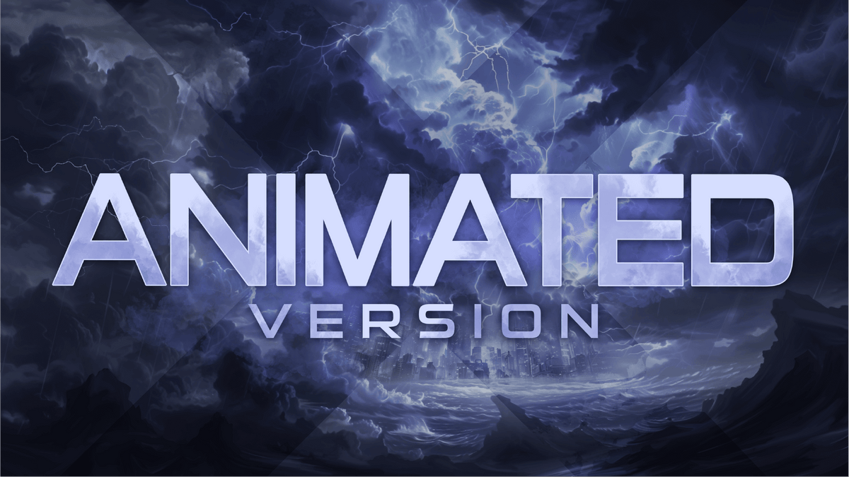 Side Stream Animation Animated Stream Overlay Package - Storm | Stream Designz