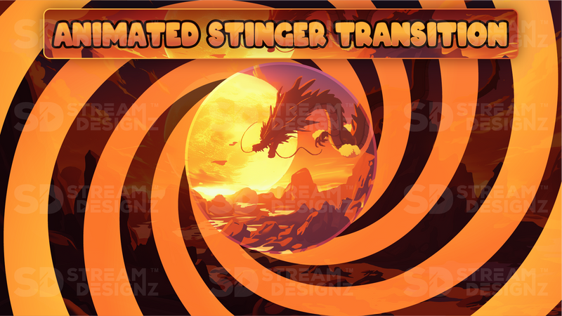 animated stinger transition preview video titan stream designz