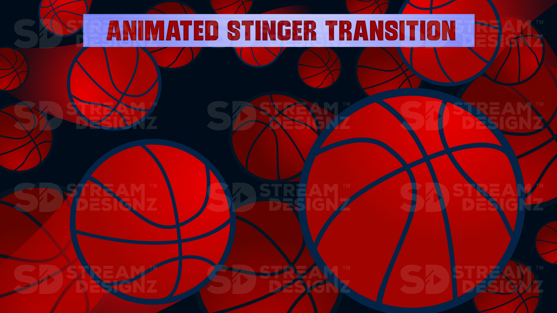 animated stinger transition preview video hoops stream designz