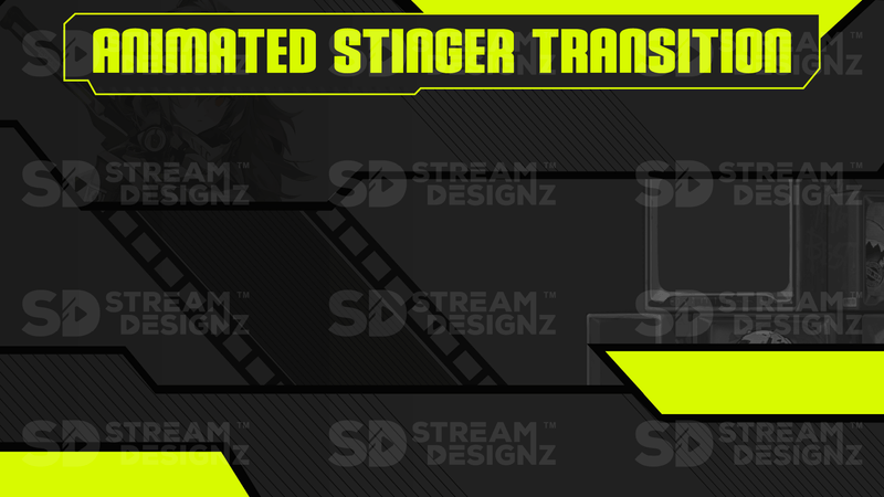 animated stinger transition preview video Hazard stream designz
