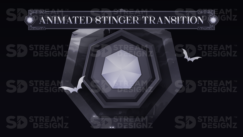animated stinger transition preview video hallows eve stream designz