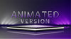 Animated stream overlay package ultraviolet promo video stream designz
