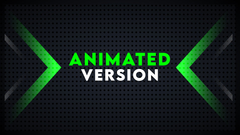 animated stream overlay package vector preview video stream designz