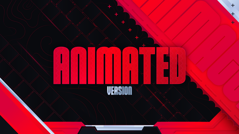 animated stream overlay package promo video inferno stream designz