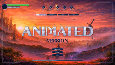 animated stream overlay package promo video eclipse stream designz