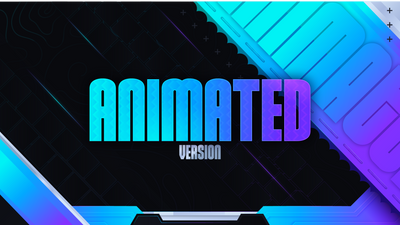 animated stream overlay package promo video quantum stream designz
