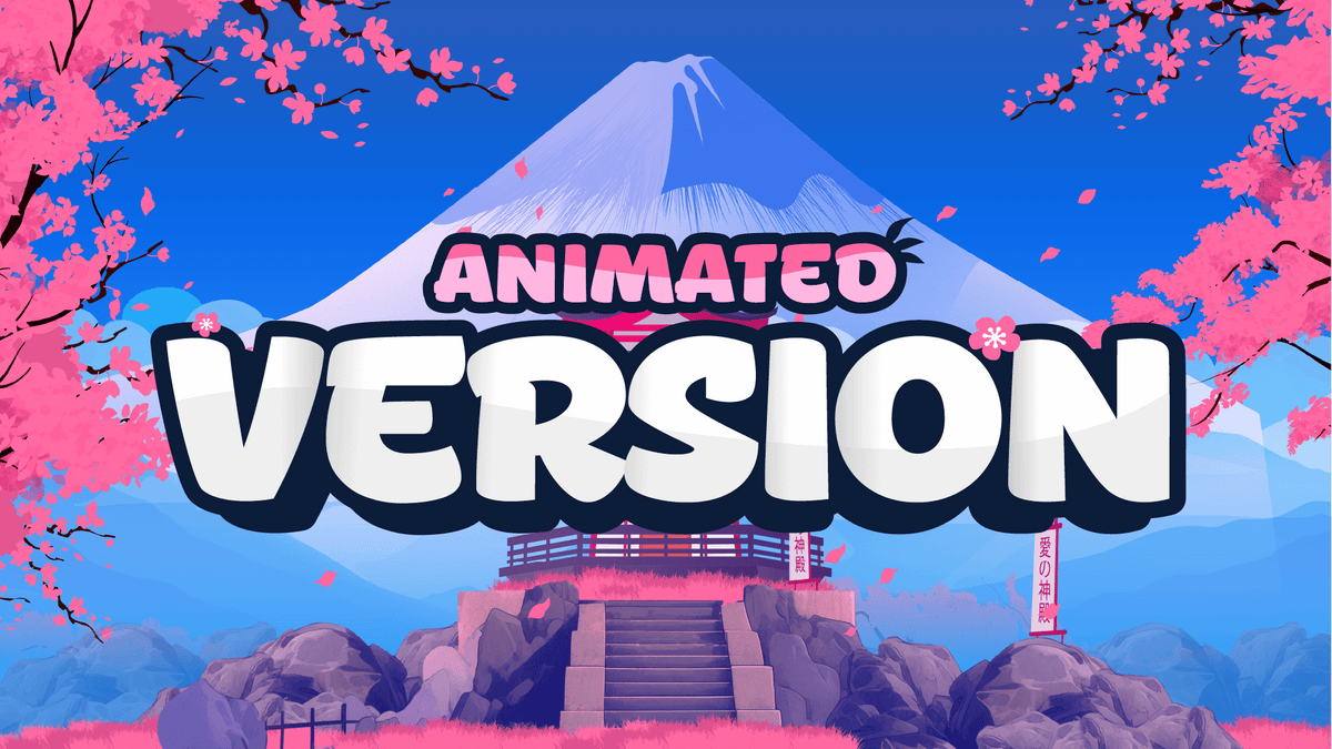 Animated Stream Overlay Package - Sakura Chill | Stream Designz